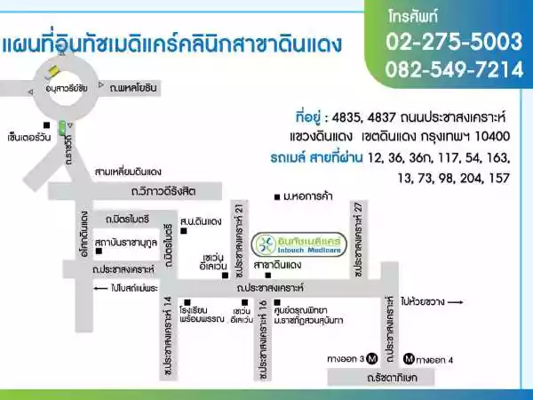 อินทัชเมดิแคร์คลินิกเวชกรรม สาขาดินแดง รูปที่ 6